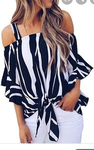 Zebra striped shirt